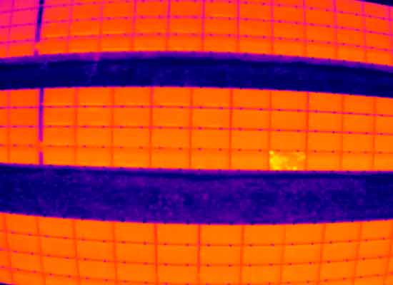 Gebäudethermografie mit einer Inspektionsdrohne